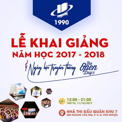 Thông tin trước Lễ khai giảng năm học 2017 – 2018 và Chương trình The Open Day 2017