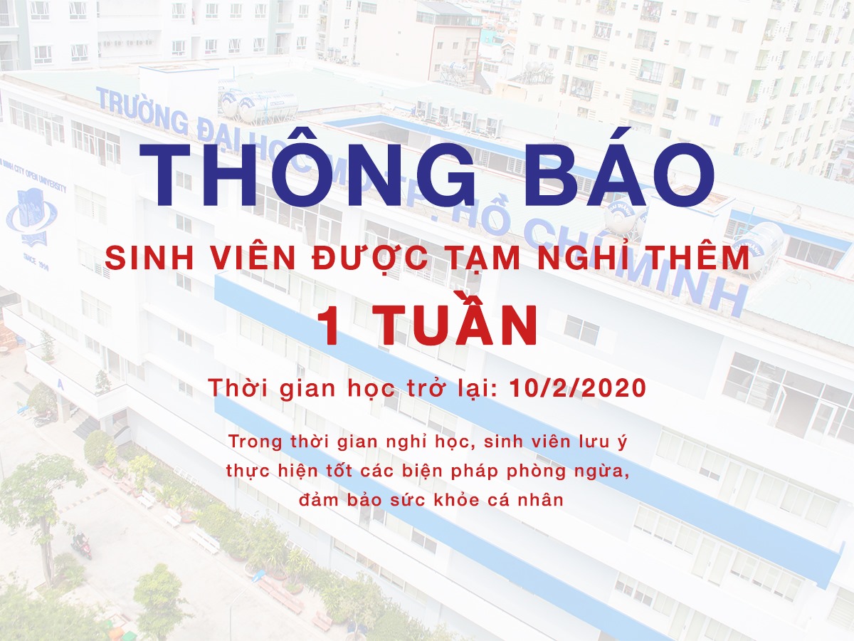 Thông báo về việc dời lịch học của học viên, sinh viên các hệ đào tạo do dịch cúm vi rút Corona gây ra