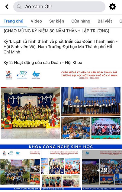 Triển lãm ảnh về lịch sử hình thành của Đoàn TNCS Hồ Chí Minh – Hội Sinh viên Việt Nam trường đại học Mở TP.HCM.