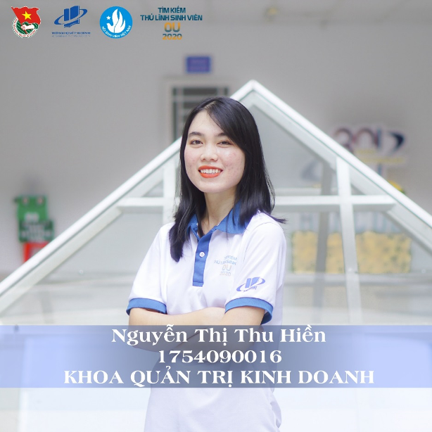 Á quân thuộc về sinh viên Nguyễn Thị Thu Hiền - khoa Quản trị kinh doanh