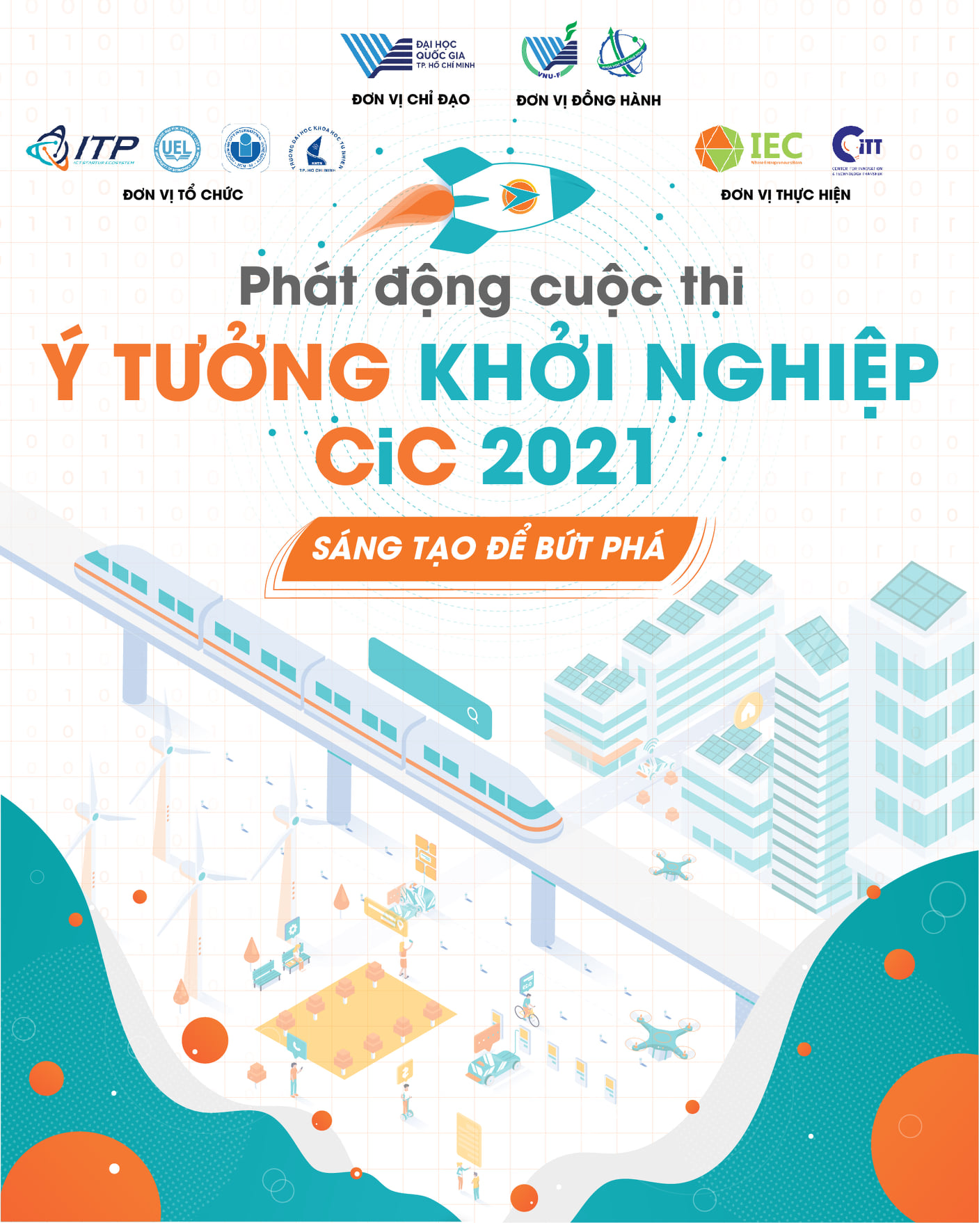 Thông báo Cuộc thi “Ý tưởng khởi nghiệp – CiC 2021” do Trung tâm Khởi nghiệp-Đổi mới Sáng tạo ĐHQG-HCM tổ chức