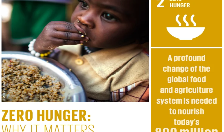 Mục tiêu Phát triển bền vững số 2: Nói không với nạn đói – Chấm dứt nạn đói và mọi hình thức suy dinh dưỡng